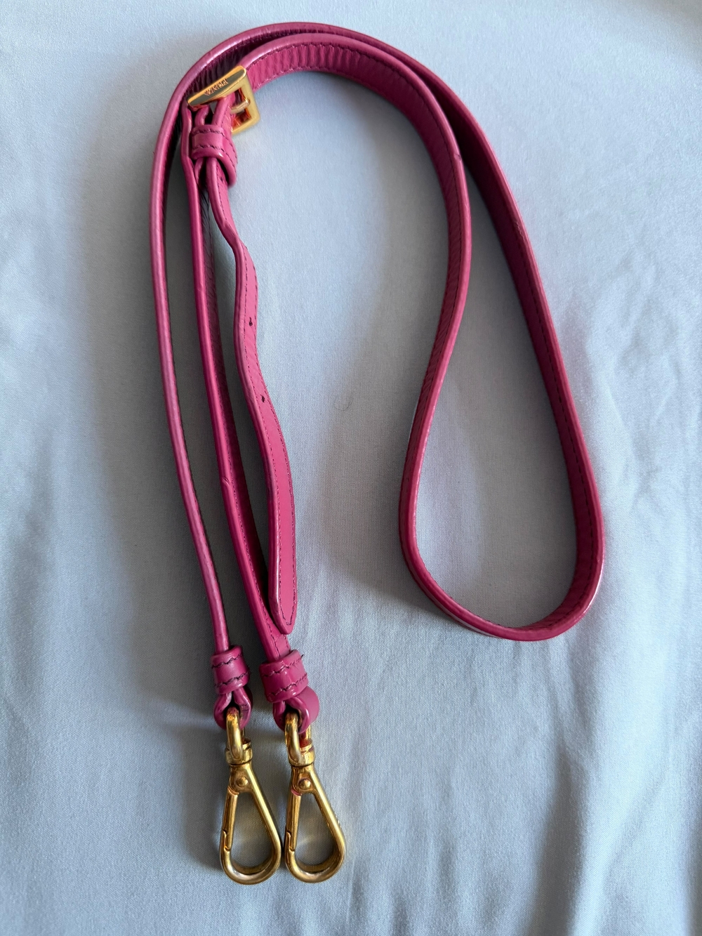 Prada Pink Nylon Crossbody Bag with Gold Hardware - Picture 15 of 16